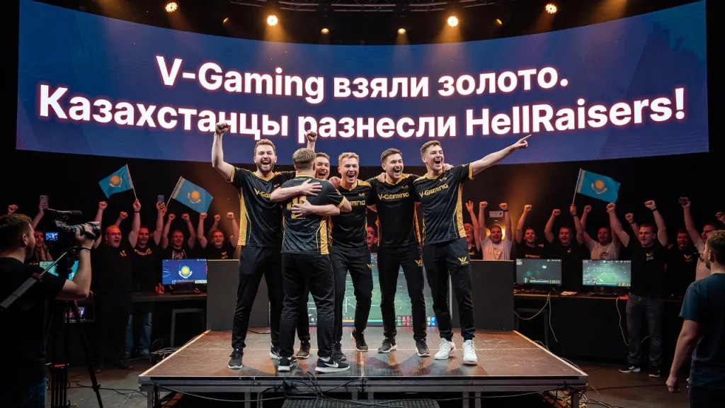 V-Gaming взяли золото. Казахстанцы разнесли HellRaisers!