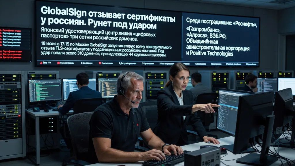 GlobalSign отзывает сертификаты у россиян. Рунет под ударом