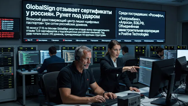GlobalSign отзывает сертификаты у россиян. Рунет под ударом