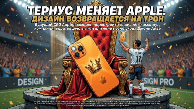 Тернус меняет Apple. Дизайн возвращается на трон